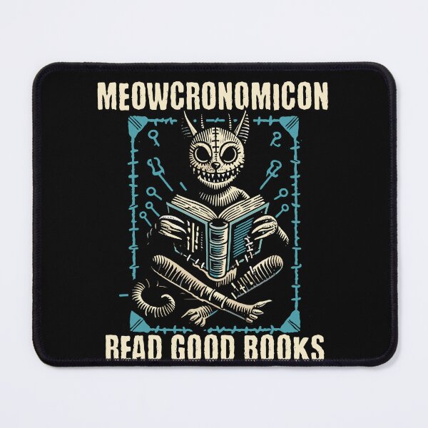 Item preview, Meowcronomicon Read Good Books designed and sold by LuminOrb.
