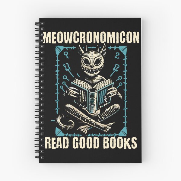 Item preview, Meowcronomicon Read Good Books designed and sold by LuminOrb.