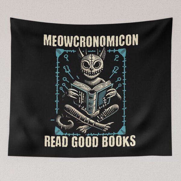 Item preview, Meowcronomicon Read Good Books designed and sold by LuminOrb.