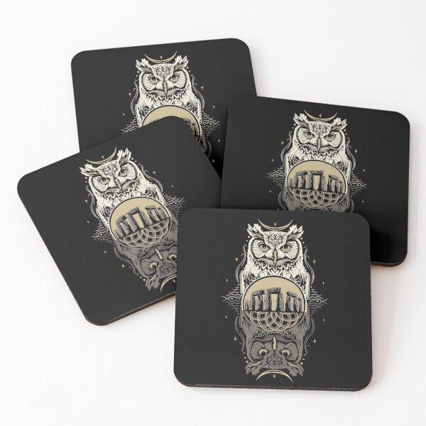 Item preview, Mystical Owl – Stone Circle & Moon Symbol designed and sold by Christine Krahl.