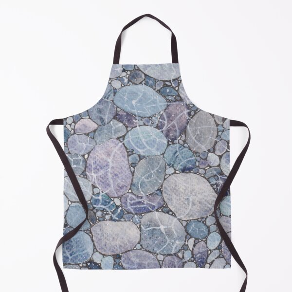 Item preview, Blue Rocky Riverbed - Every Journey Needs a First Step designed and sold by Waterwillow Art.
