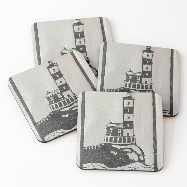 Item preview, Lighthouse Lino Cut  designed and sold by ChloeMcMinn.