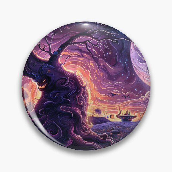 Item preview, Cosmic Halloween Path designed and sold by EndOfRainbowArt.