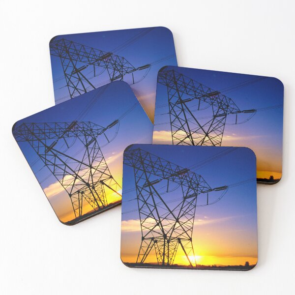Item preview, Power Tower against a Sunset sky designed and sold by jklune.