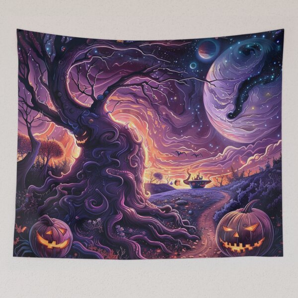 Item preview, Cosmic Halloween Path designed and sold by EndOfRainbowArt.