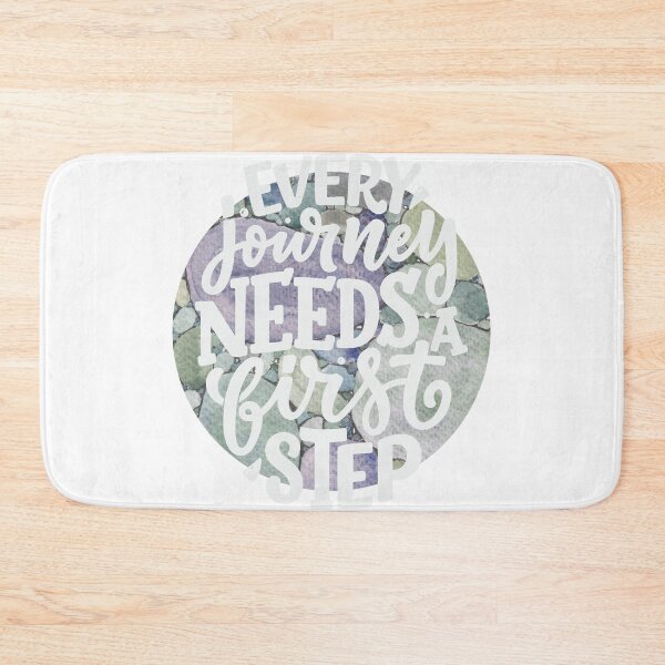 Item preview, Rocky Riverbed - Every Journey Needs a First Step designed and sold by Waterwillow Art.