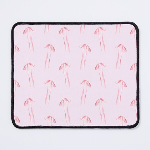 Item preview, Watercolor ribbons and bows seamless pattern. Pink rosa colour Hand drawn coquette illustration designed and sold by BartolArt.