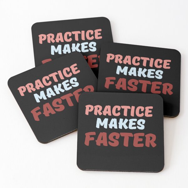 Item preview, Practice Makes Faster designed and sold by Auchi_Verse.