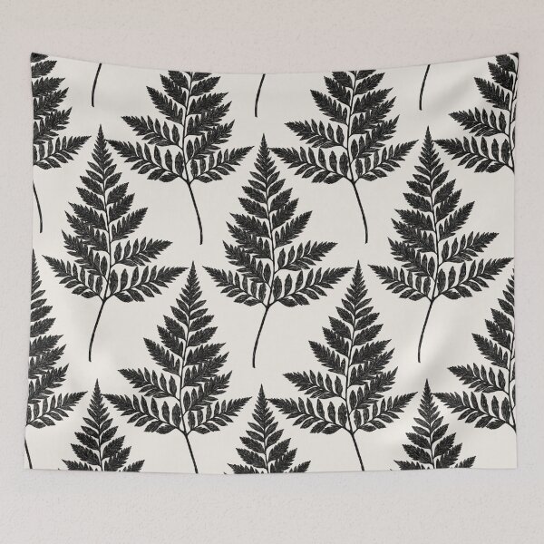 Item preview, Black Ink Watercolor Fern for Plants Lovers. Modern Illustration designed and sold by helga-wigandt.