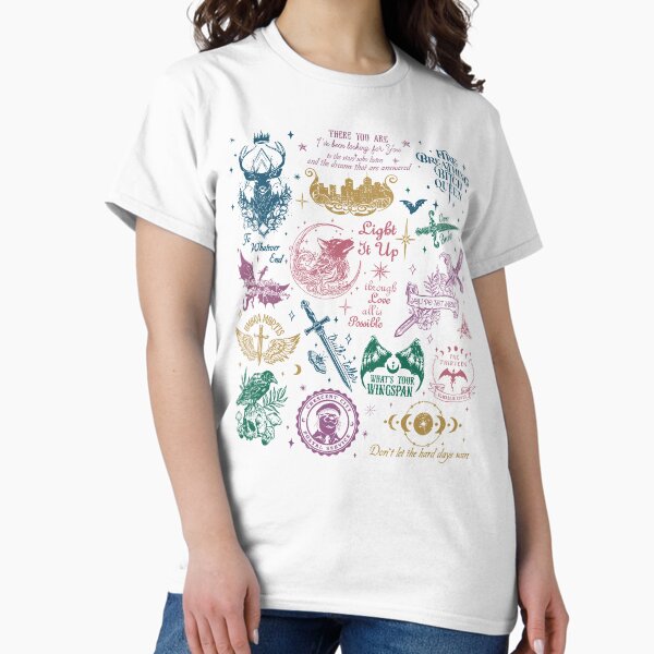 Artikel-Vorschau von Throne of Glass Acotar T-Shirt, Feuerherz T-Shirt, Crescent City, designt und verkauft von RenettaFunky.