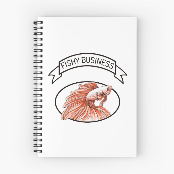 Item preview, "Fishy Business" Betta Fish I designed and sold by Natasha  Lay.