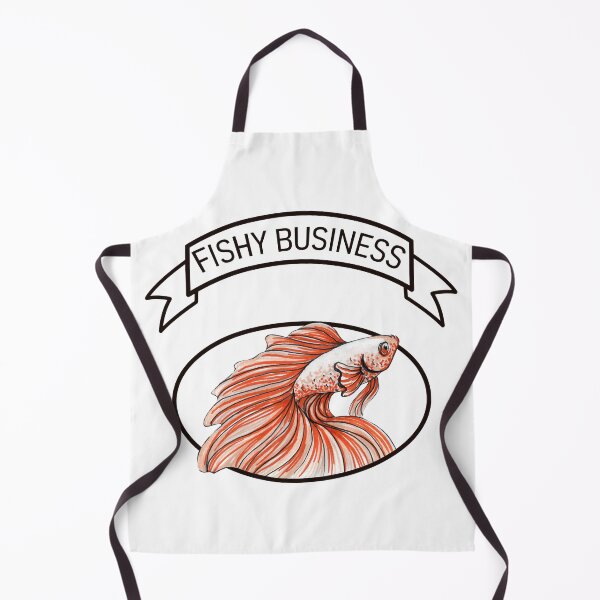 Item preview, "Fishy Business" Betta Fish I designed and sold by Natasha Lay.