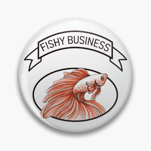 Item preview, "Fishy Business" Betta Fish I designed and sold by Natasha  Lay.