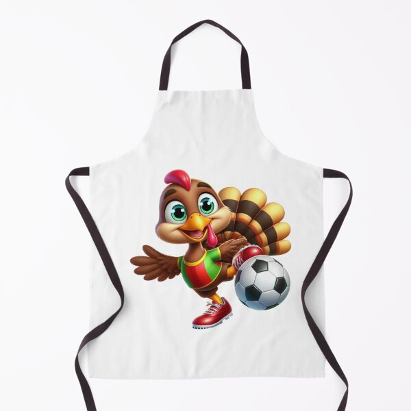 Item preview, Turkey Kickoff: Sporty Turkey in Red Shoes Scoring Goals! designed and sold by maritas22.