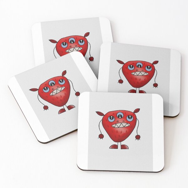 Item preview, monsters, halloween, green, blue, red, yellow, fluffy, drawing, art, cute, little designed and sold by Tetiana Pohurska.
