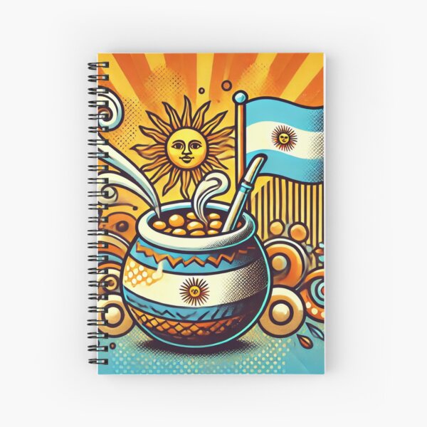 Aperçu de l'œuvre Compagnon argentin avec soleil et drapeau créée et vendue par Da_ Crescente.