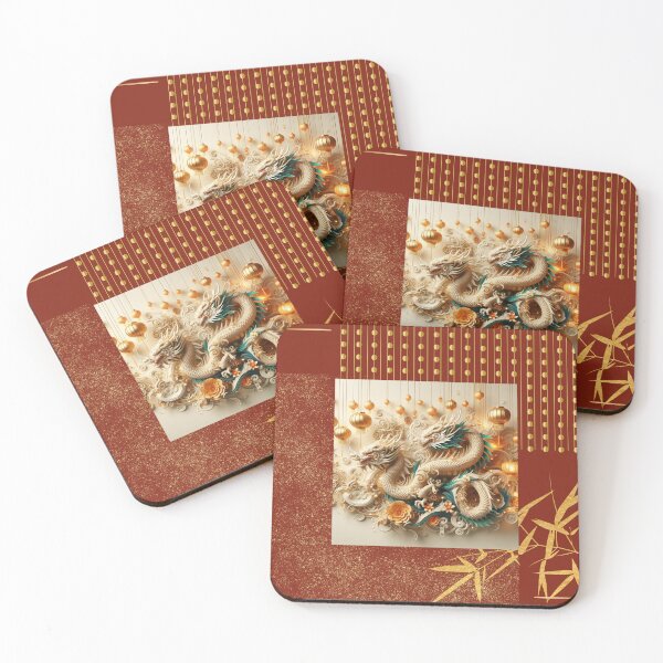 Item preview, Fantasy Dragon zodiac ushering Lunar New Year (silvergoldvisionary) designed and sold by SGVisionary.