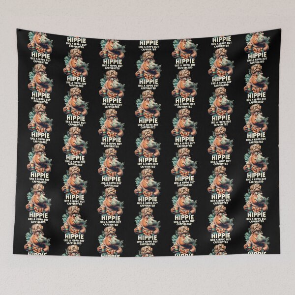 Item preview, Hippy Like A Hippo But Caffinated designed and sold by yoyola999.