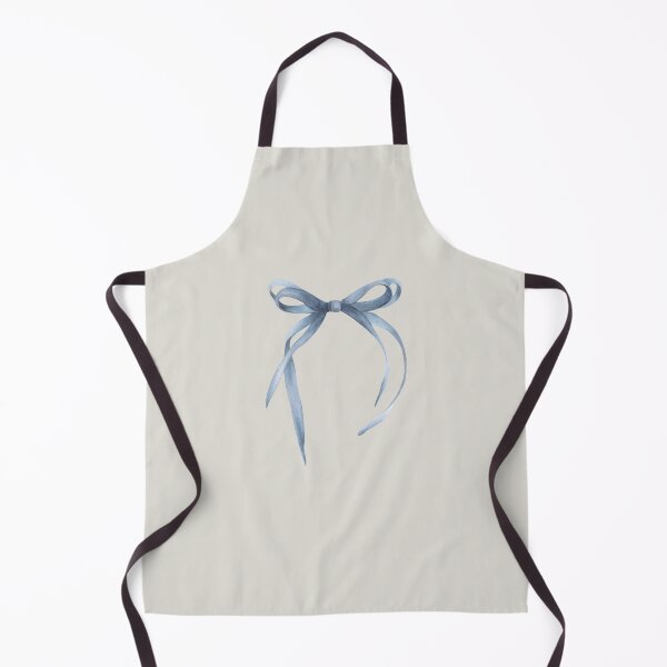 Item preview, Watercolor ribbon, bow. Grey and blue colour Hand drawn coquette style illustration designed and sold by BartolArt.