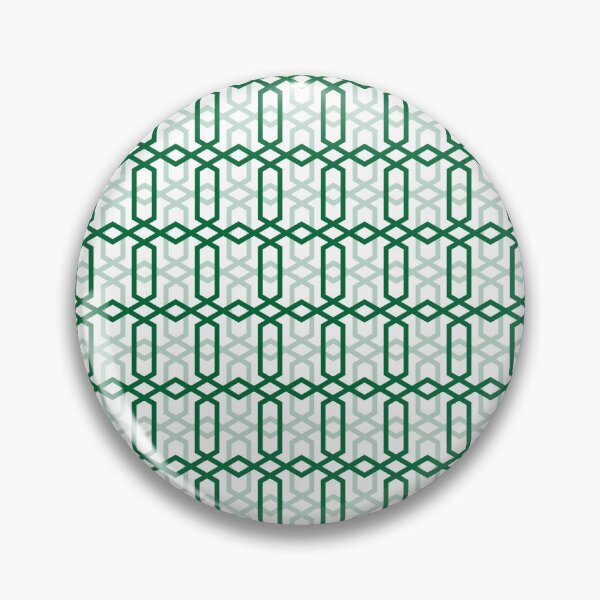 Item preview, Green hexagonal geometric pattern designed and sold by RuthB-Design.