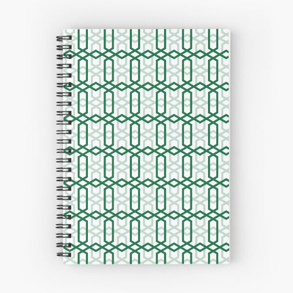 Item preview, Green hexagonal geometric pattern designed and sold by RuthB-Design.