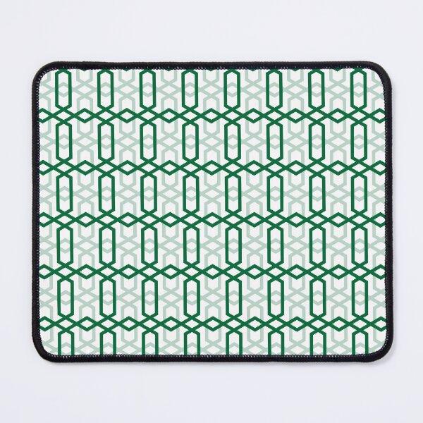 Item preview, Green hexagonal geometric pattern designed and sold by RuthB-Design.