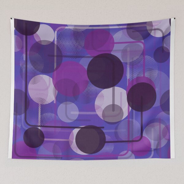 Item preview, Circle Abstract in Deep Purple designed and sold by pugmom4.