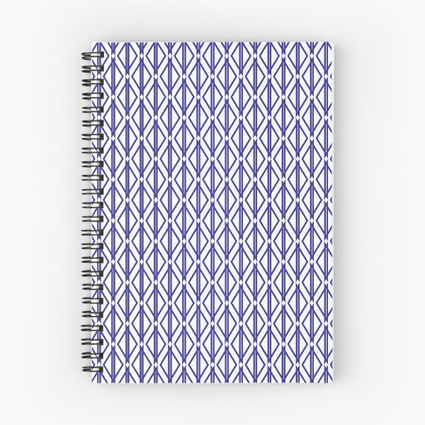 Item preview, Blue diamond geometric pattern designed and sold by RuthB-Design.