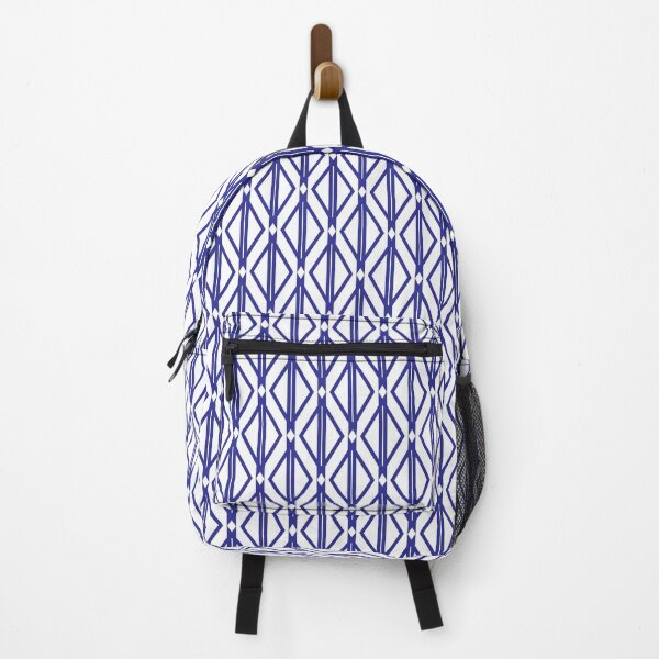 Item preview, Blue diamond geometric pattern designed and sold by RuthB-Design.