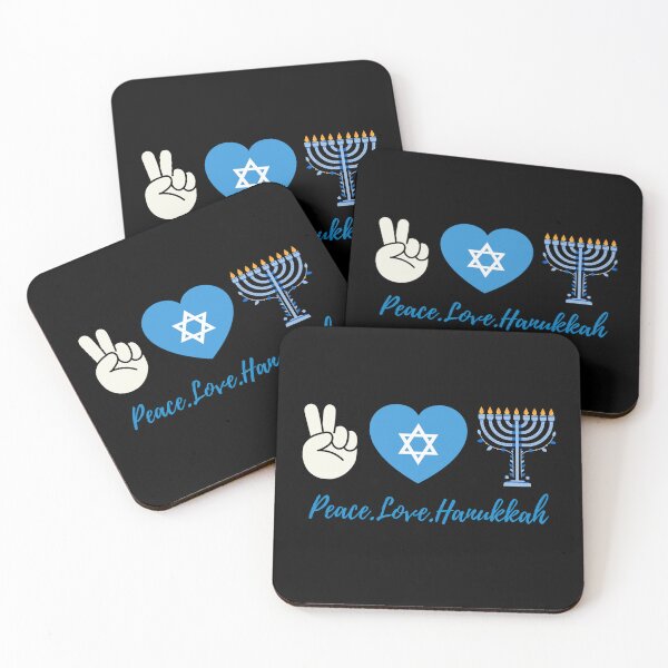 Item preview, Peace Love Hanukkah designed and sold by Kingkham-Design.