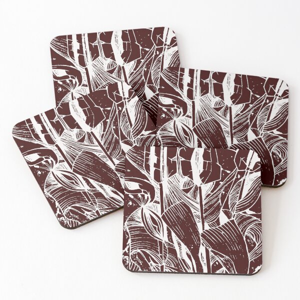Item preview, floral leafy,drawn flowers designed and sold by Krzysztof Patalas.