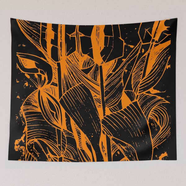 Item preview, floral leafy,drawn flowers designed and sold by Krzysztof Patalas.