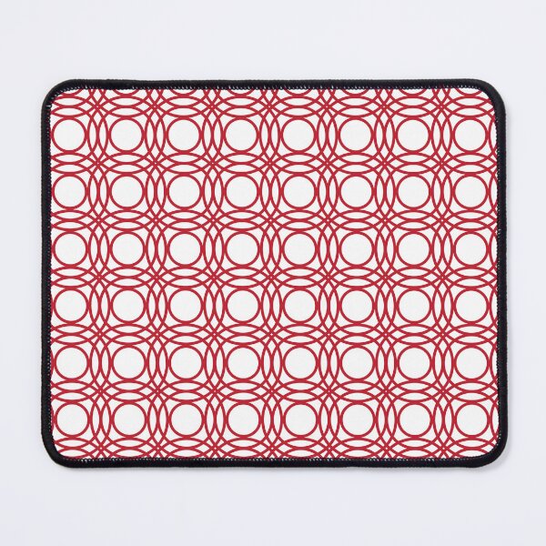 Item preview, Red circular geometric pattern designed and sold by RuthB-Design.