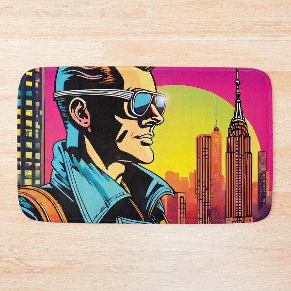 Item preview, Retro 1940's Man 001 - New York City Explorer designed and sold by QuarterMoon.