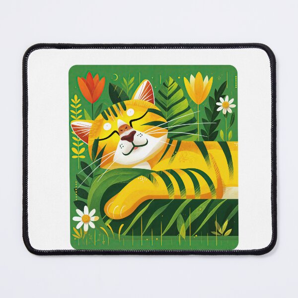 Item preview, Sticker T-shirt Design: SLEEPING CAT designed and sold by ForeverPrintsOK.