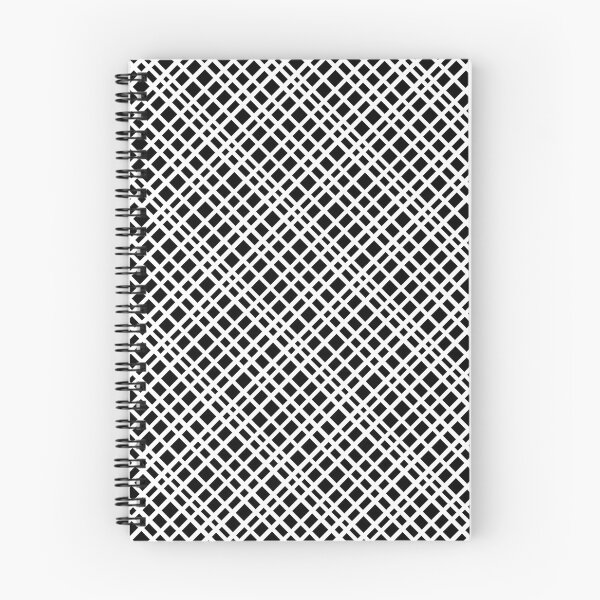 Item preview, Black and White Diagonal Grid designed and sold by Sharon Schwalbe.