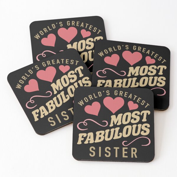 Item preview, Worlds Most Fabulous Sister designed and sold by thepixelgarden.