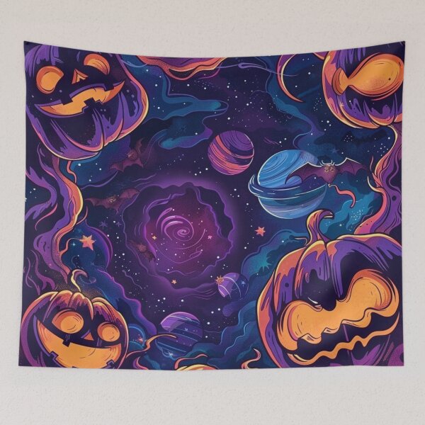 Item preview, Pumpkin Galaxy Gathering designed and sold by EndOfRainbowArt.