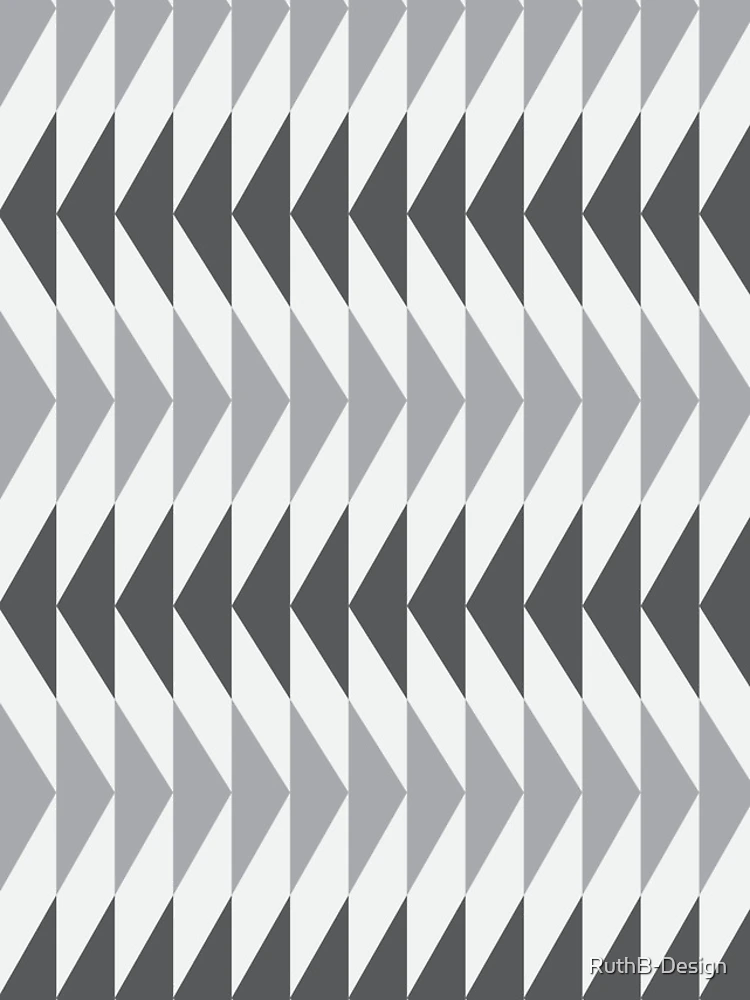 Thumbnail 4 of 4, iPhone Case, Grey triangle pattern designed and sold by RuthB-Design.