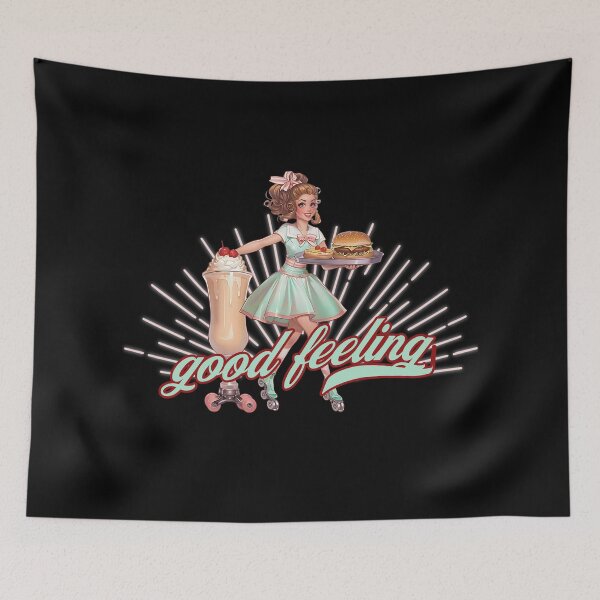 Item preview, Good Feeling in Retro Diner Style designed and sold by CWT-JustforFun.