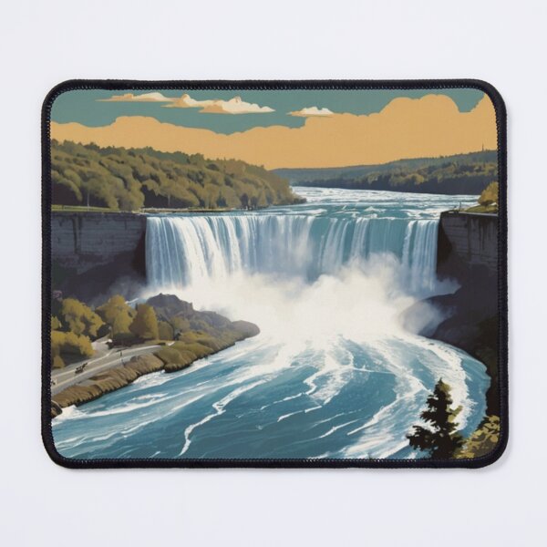 Item preview, 001 Vintage Niagara Falls Poster Design designed and sold by Alexis Art Collection.