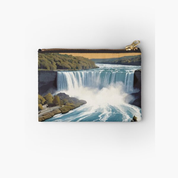 Item preview, 001 Vintage Niagara Falls Poster Design designed and sold by Alexis Art Collection.