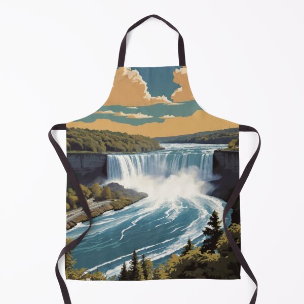 Item preview, 001 Vintage Niagara Falls Poster Design designed and sold by Alexis Art Collection.