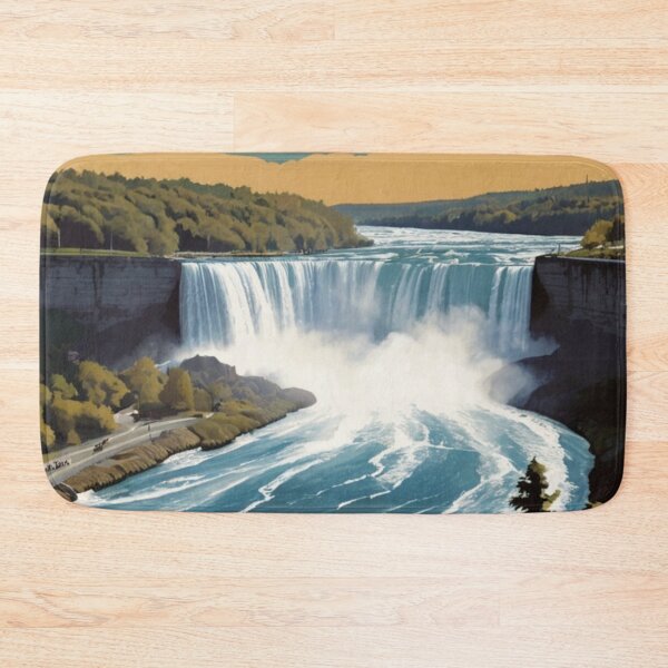 Item preview, 001 Vintage Niagara Falls Poster Design designed and sold by Alexis Art Collection.