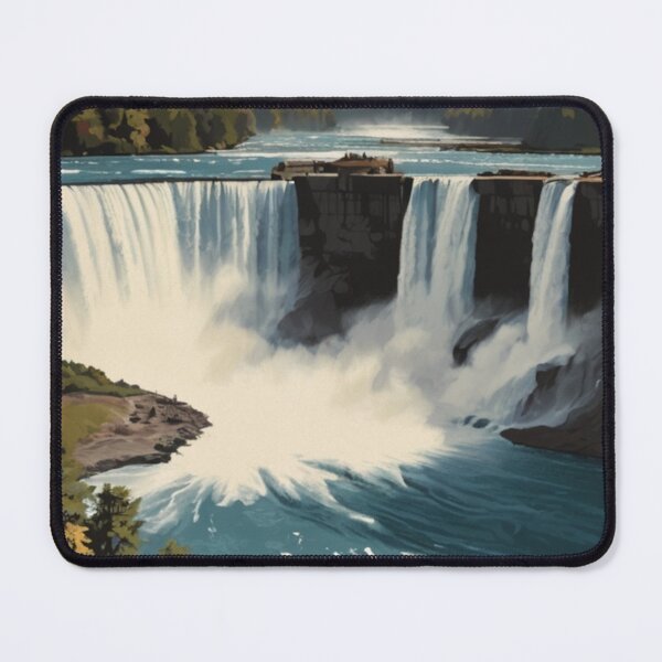 Item preview, 002 Vintage Niagara Falls Poster Design designed and sold by Alexis Art Collection.