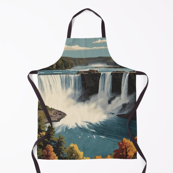 Item preview, 002 Vintage Niagara Falls Poster Design designed and sold by Alexis Art Collection.