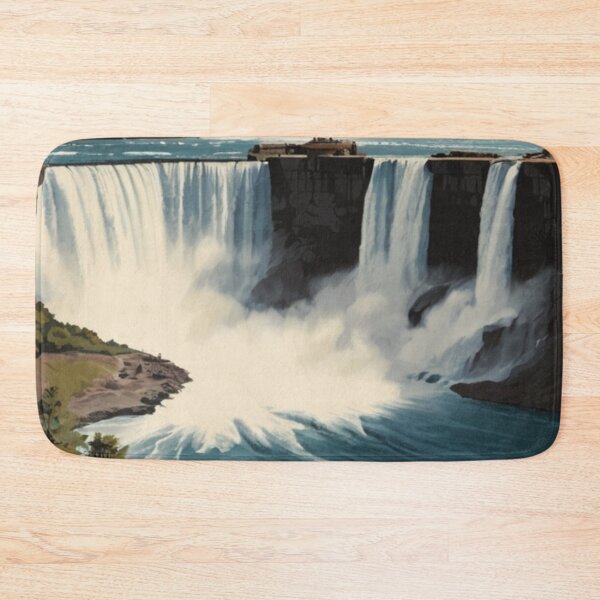 Item preview, 002 Vintage Niagara Falls Poster Design designed and sold by Alexis Art Collection.
