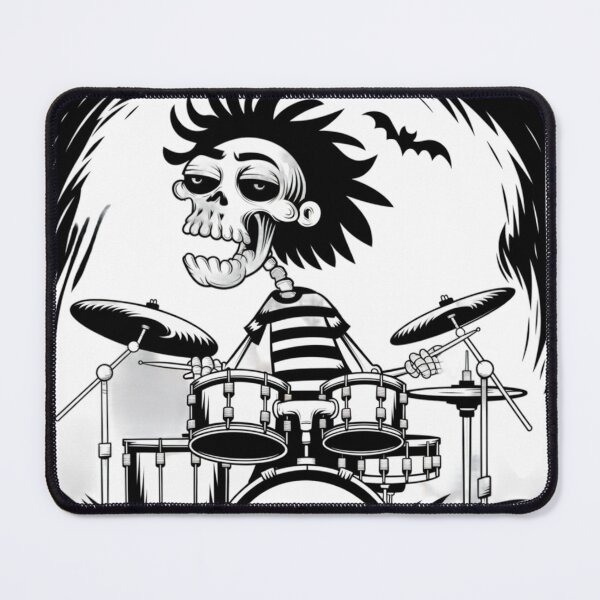 Item preview, Skeleton Boy Playing The Drums designed and sold by FunkyCatDesigns.