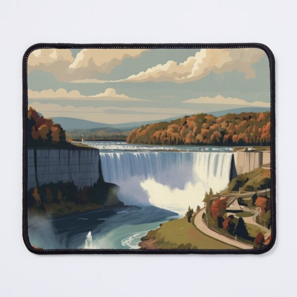 Item preview, 003 Vintage Niagara Falls Poster Design designed and sold by Alexis Art Collection.