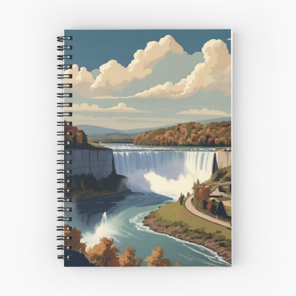Item preview, 003 Vintage Niagara Falls Poster Design designed and sold by Alexis Art Collection.